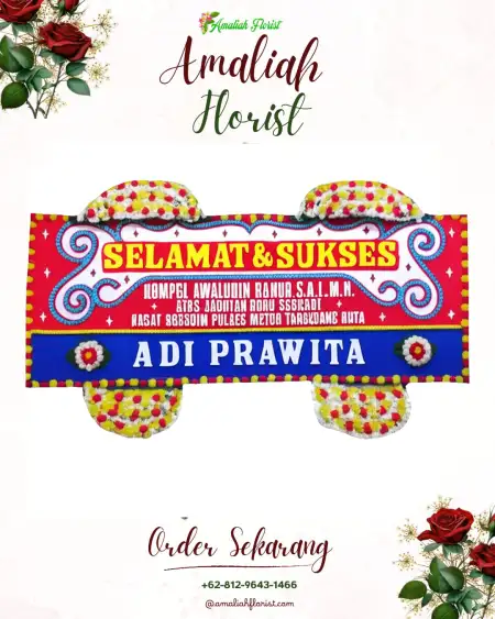 Papan Bunga Ucapan Selamat Putrajawa